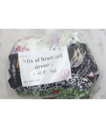 Mix of branded dresses
