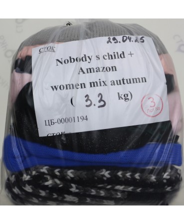 Nobody s + Amazon" women mix autumn — лот №3