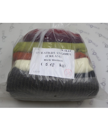 SWEATERS ANGORA (CREAM) men women — лот №5