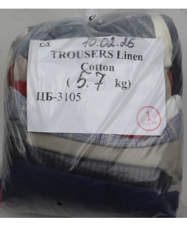 TROUSERS Linen Cotton