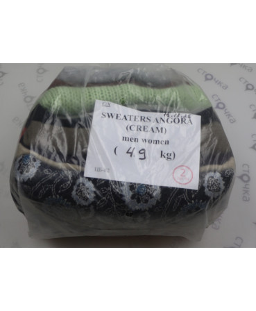 SWEATERS ANGORA (CREAM) men women — лот №2