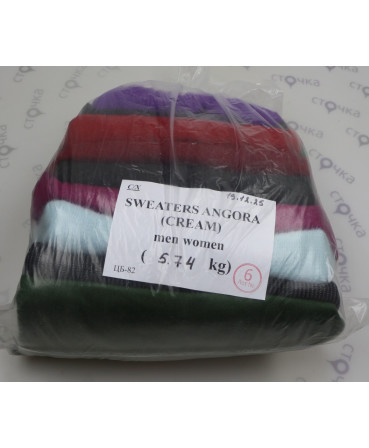 SWEATERS ANGORA (CREAM) men women — лот №6